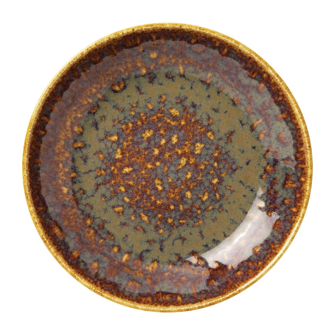 Steelite Vesuvius Coupe Bowls Amber 253mm (12 Pack)