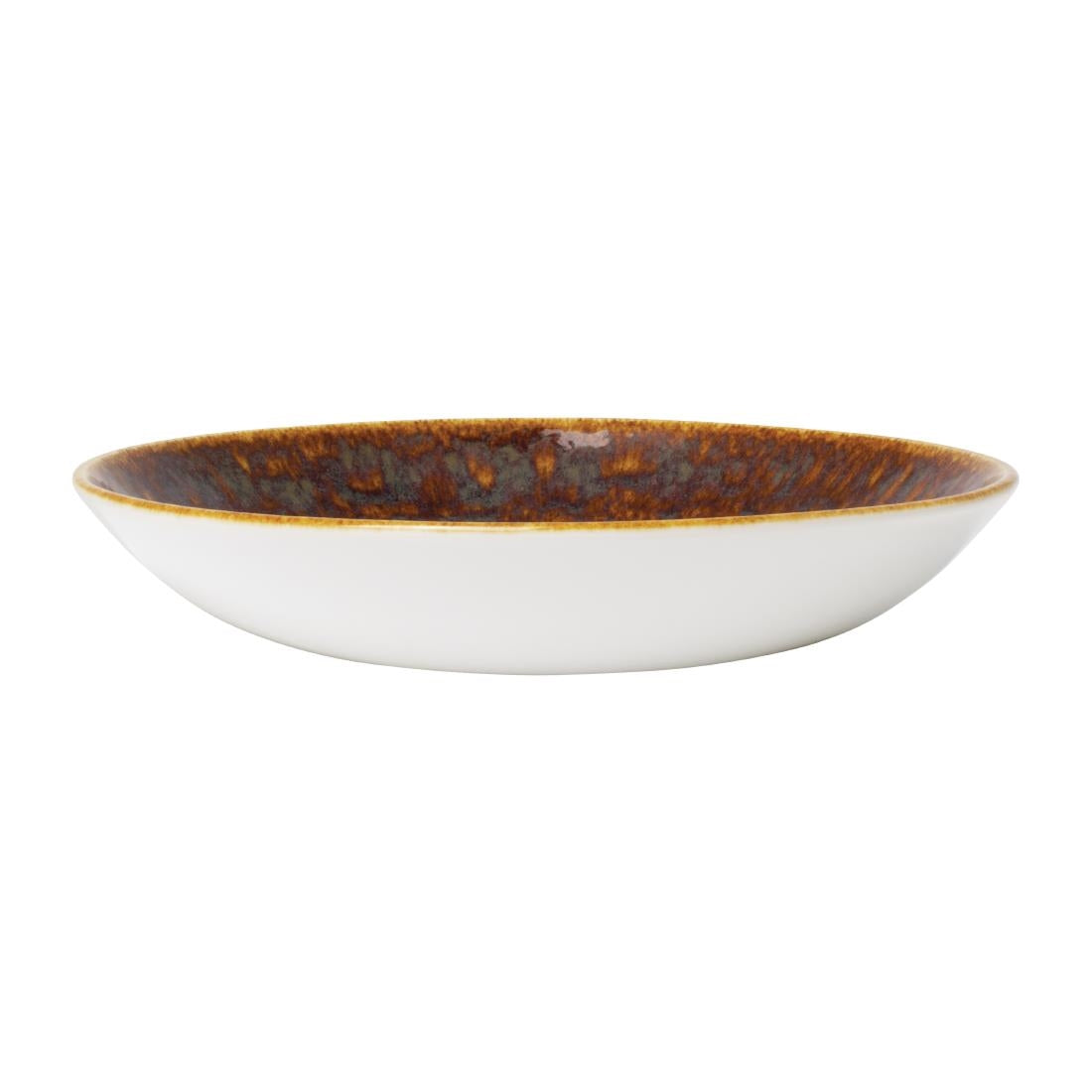 Steelite Vesuvius Coupe Bowls Amber 253mm (12 Pack)