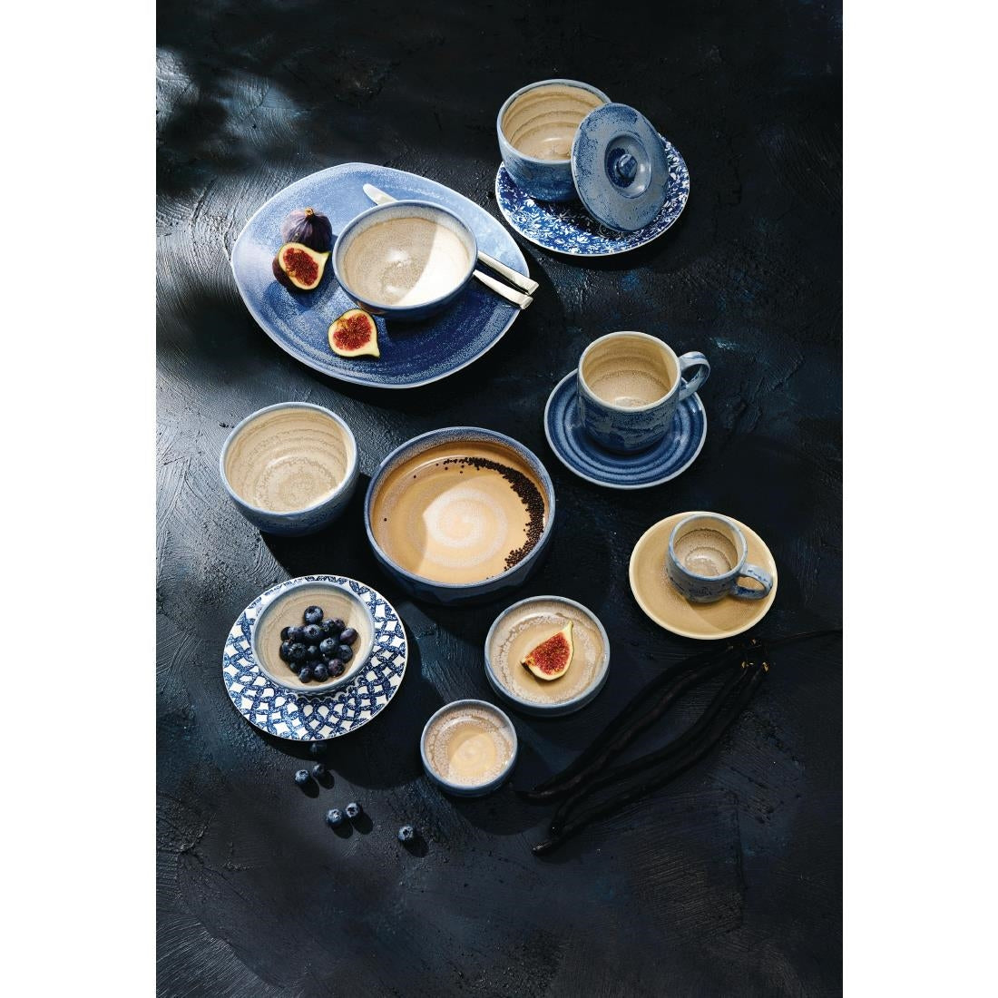 Steelite Aurora Revolution Bluestone Bowls 175mm (12 Pack)