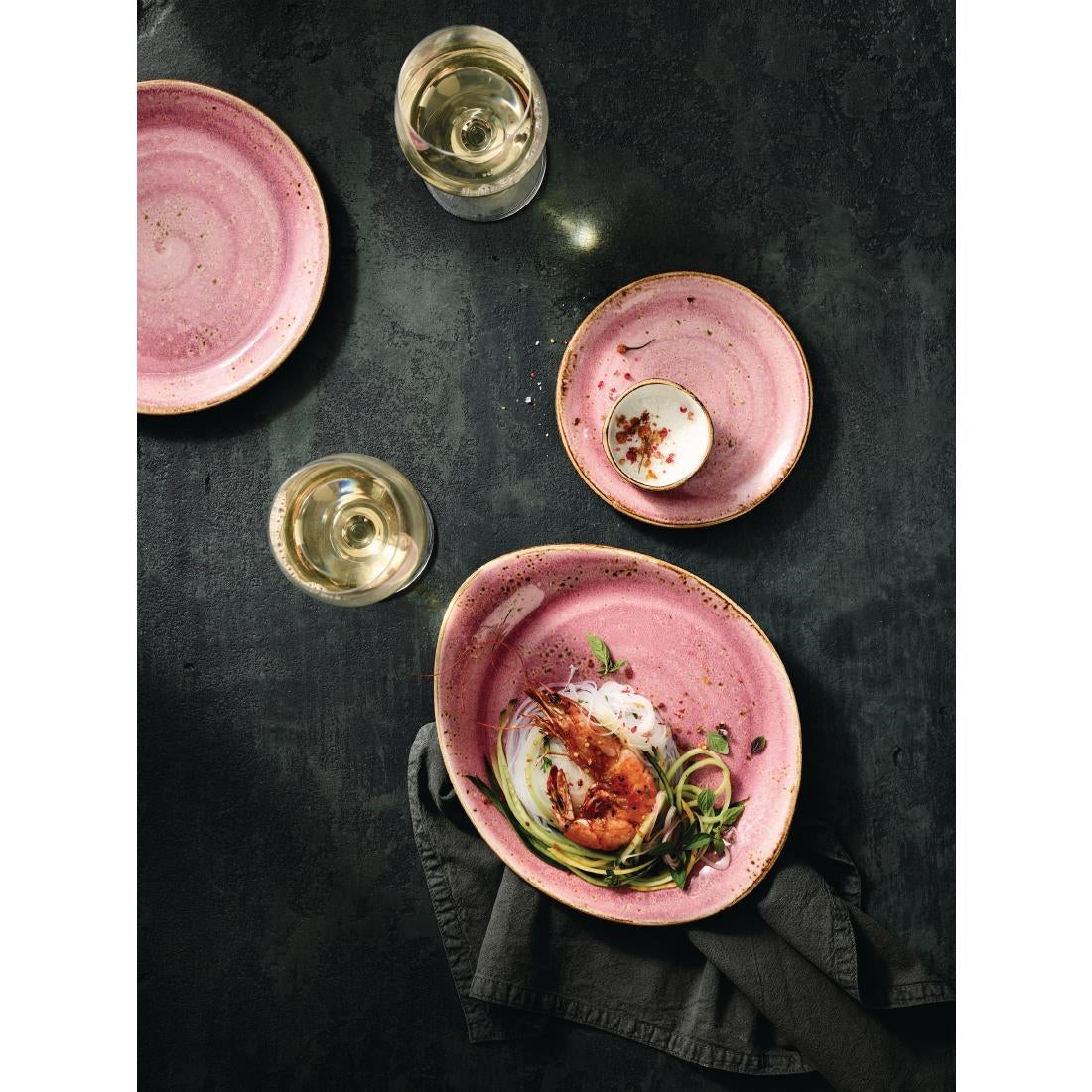 Steelite Craft Raspberry Plates 255mm (12 Pack)