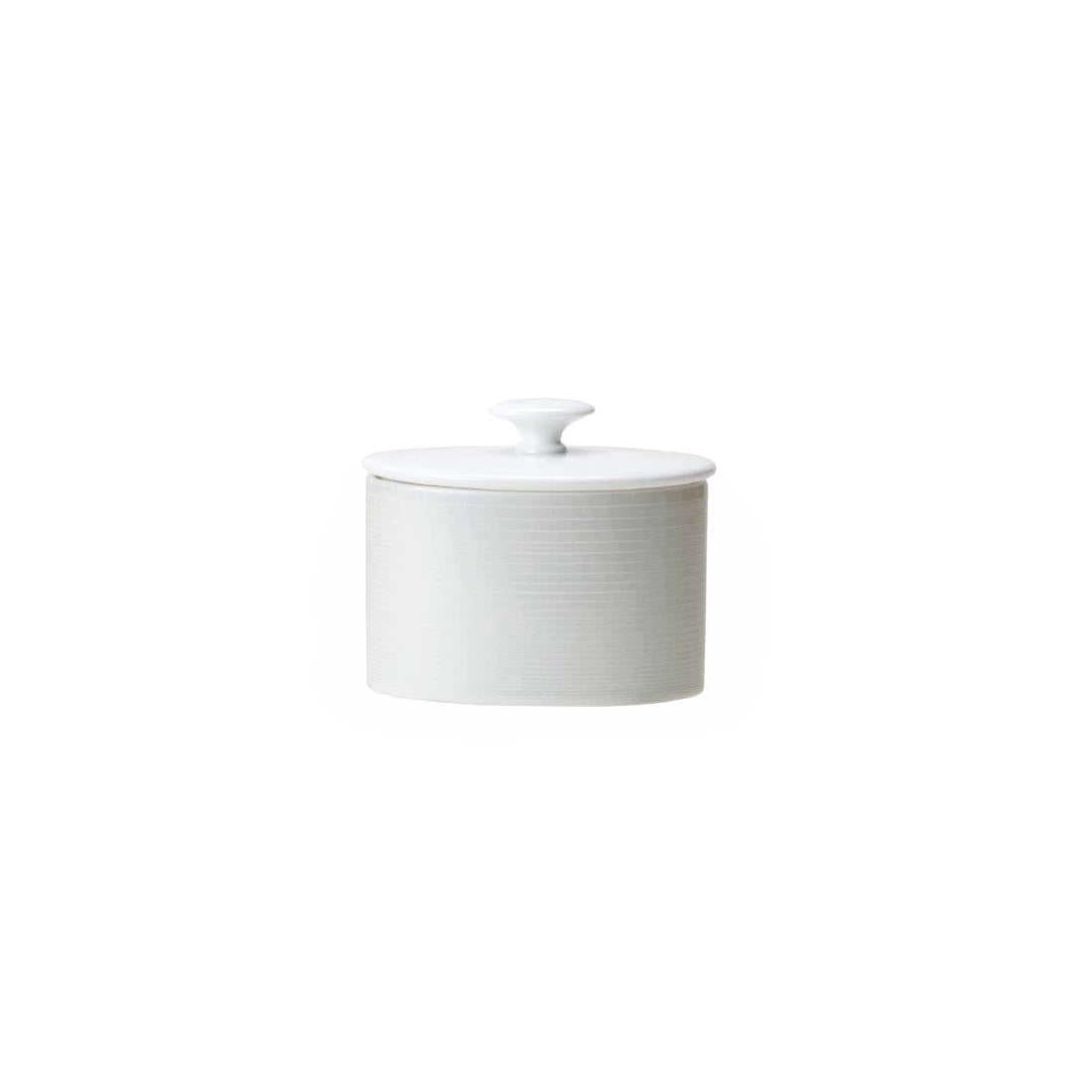 William Edwards Spiro Oval Sugar Bowls White 90mm (12 Pack)
