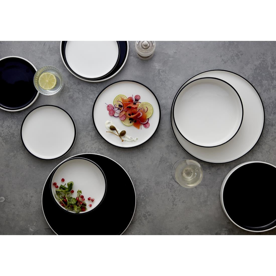 Steelite Asteria Stack Plates 255mm (12 Pack)(Direct Pack)