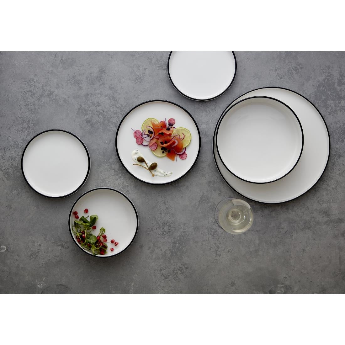 Steelite Asteria Stack Plates 255mm (12 Pack)(Direct Pack)