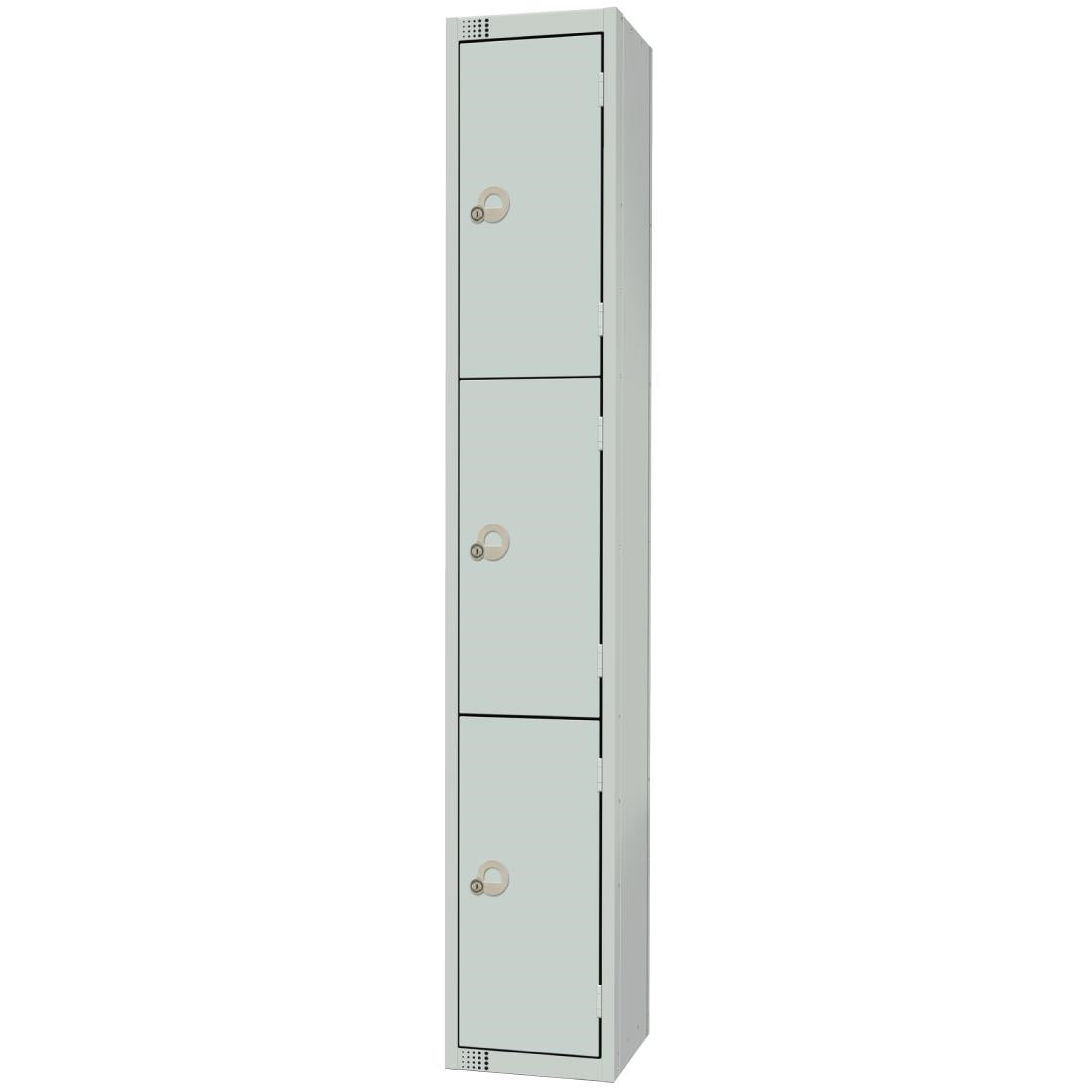 Elite Three Door Electronic Combination Locker Grey