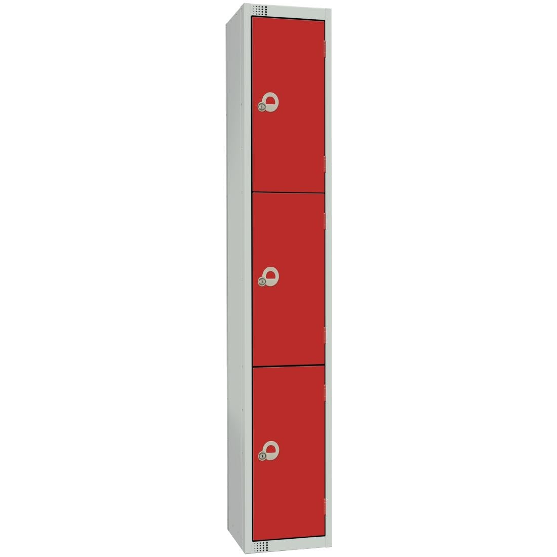 Elite Four Door Electronic Combination Locker Red