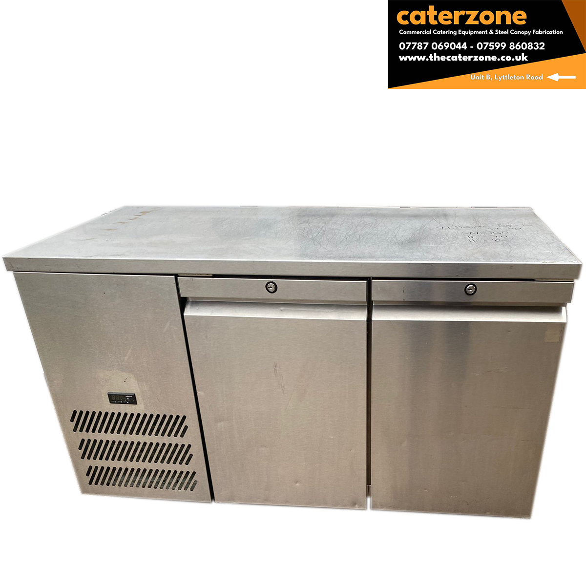Williams 2 door bench fridge - Refurbished