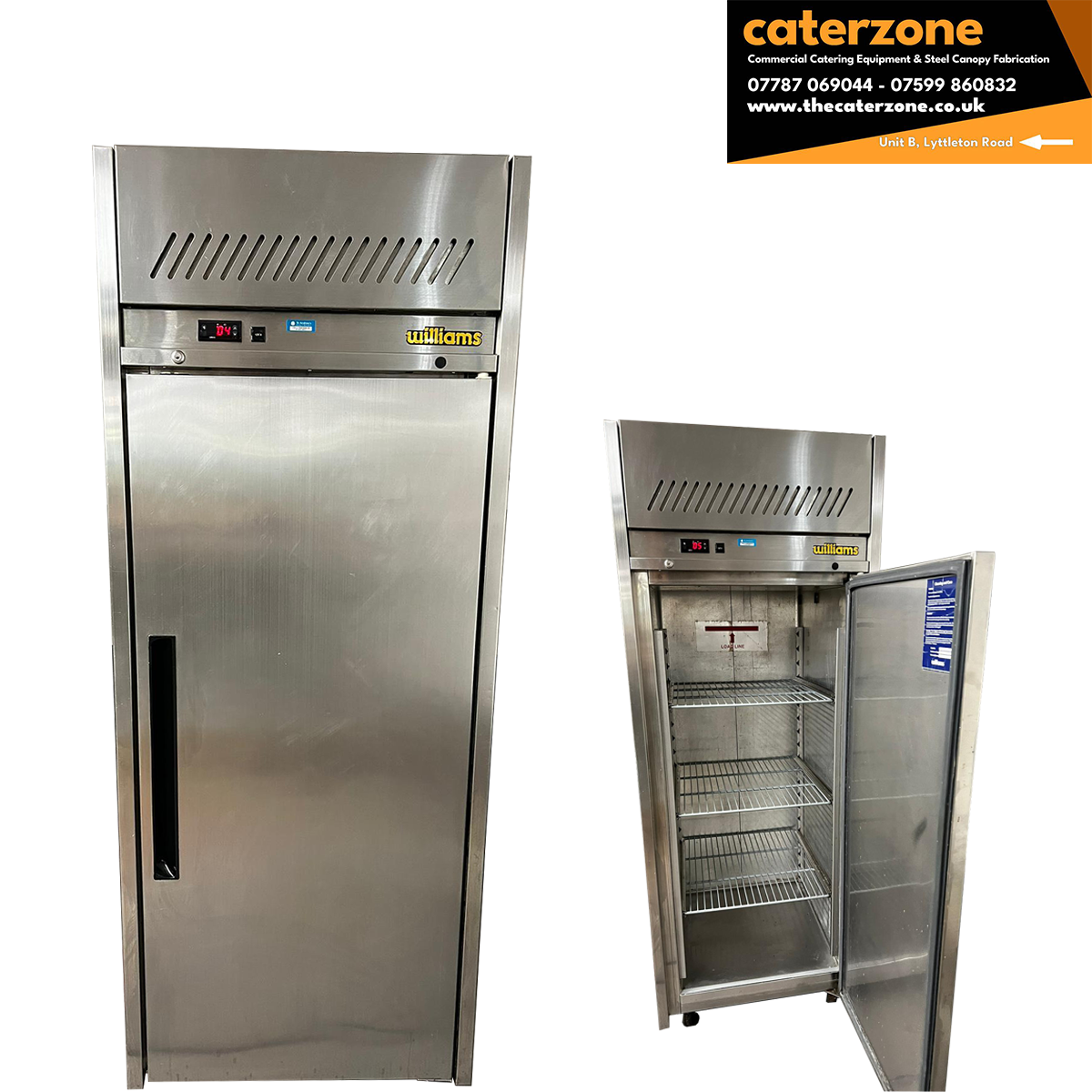 Williams Single Door Upright Fridge - Refurbished