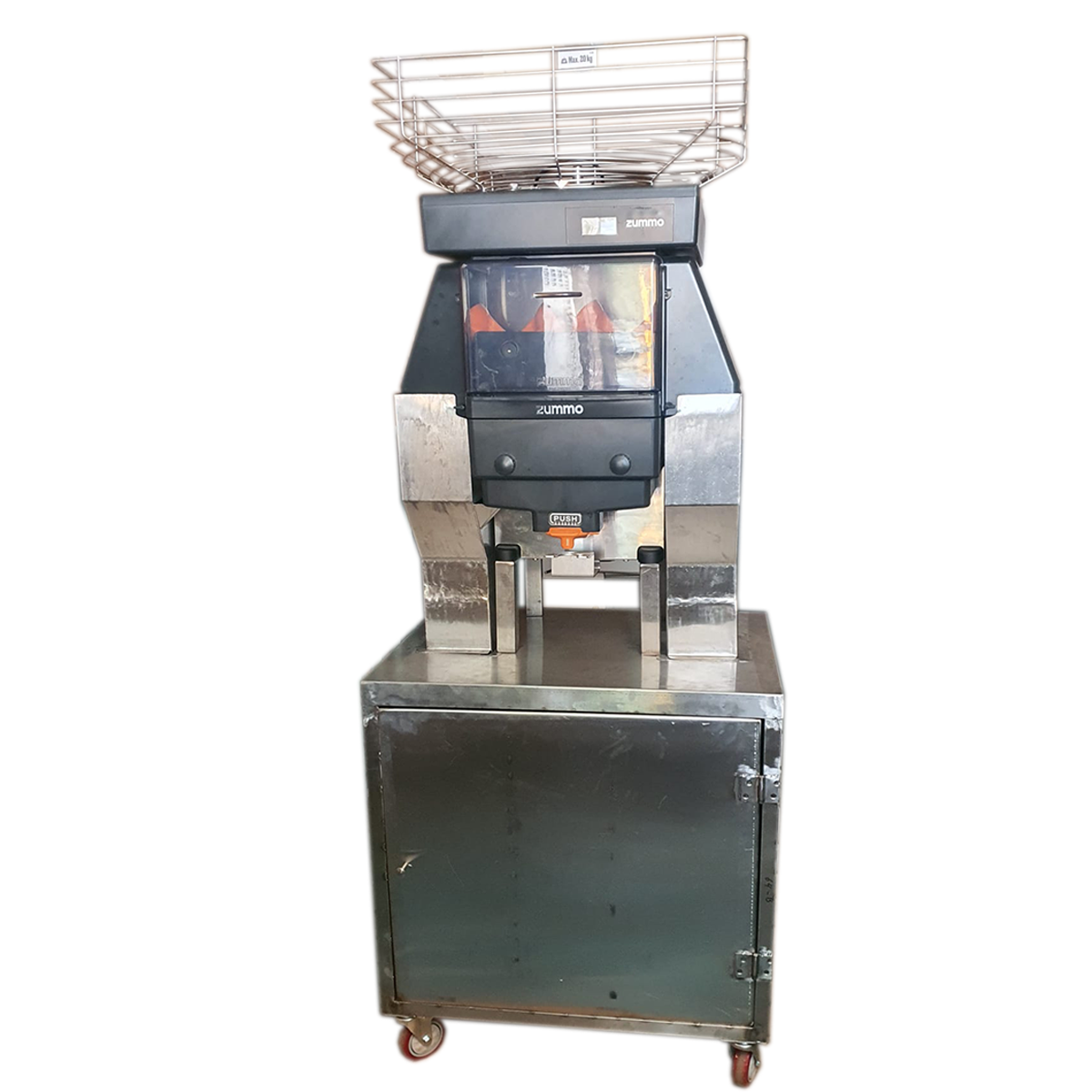 Zummo Z40A Nature Heavy Duty Orange Juicer – Refurbished with Custom Waste-Handling Table