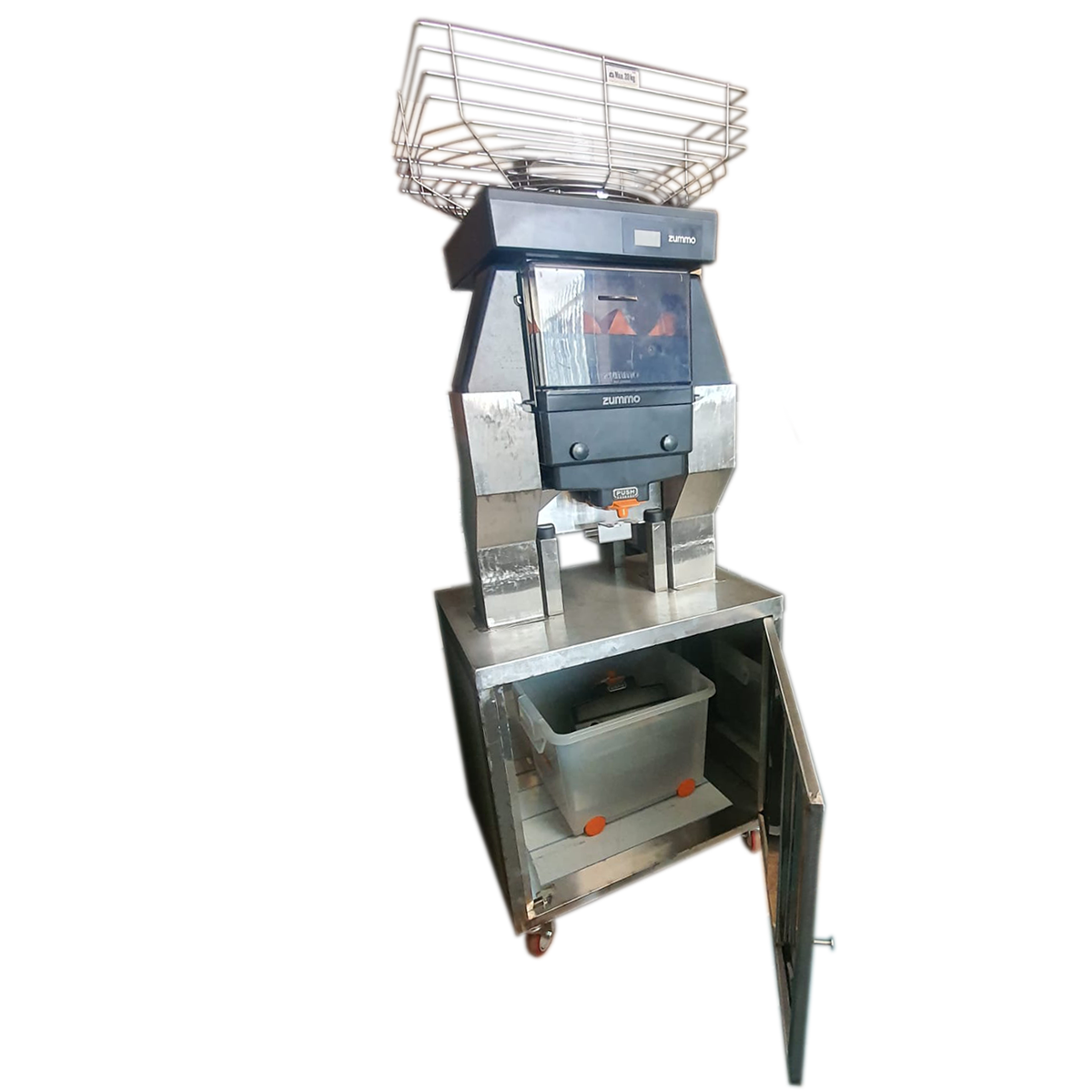 Zummo Z40A Nature Heavy Duty Orange Juicer – Refurbished with Custom Waste-Handling Table