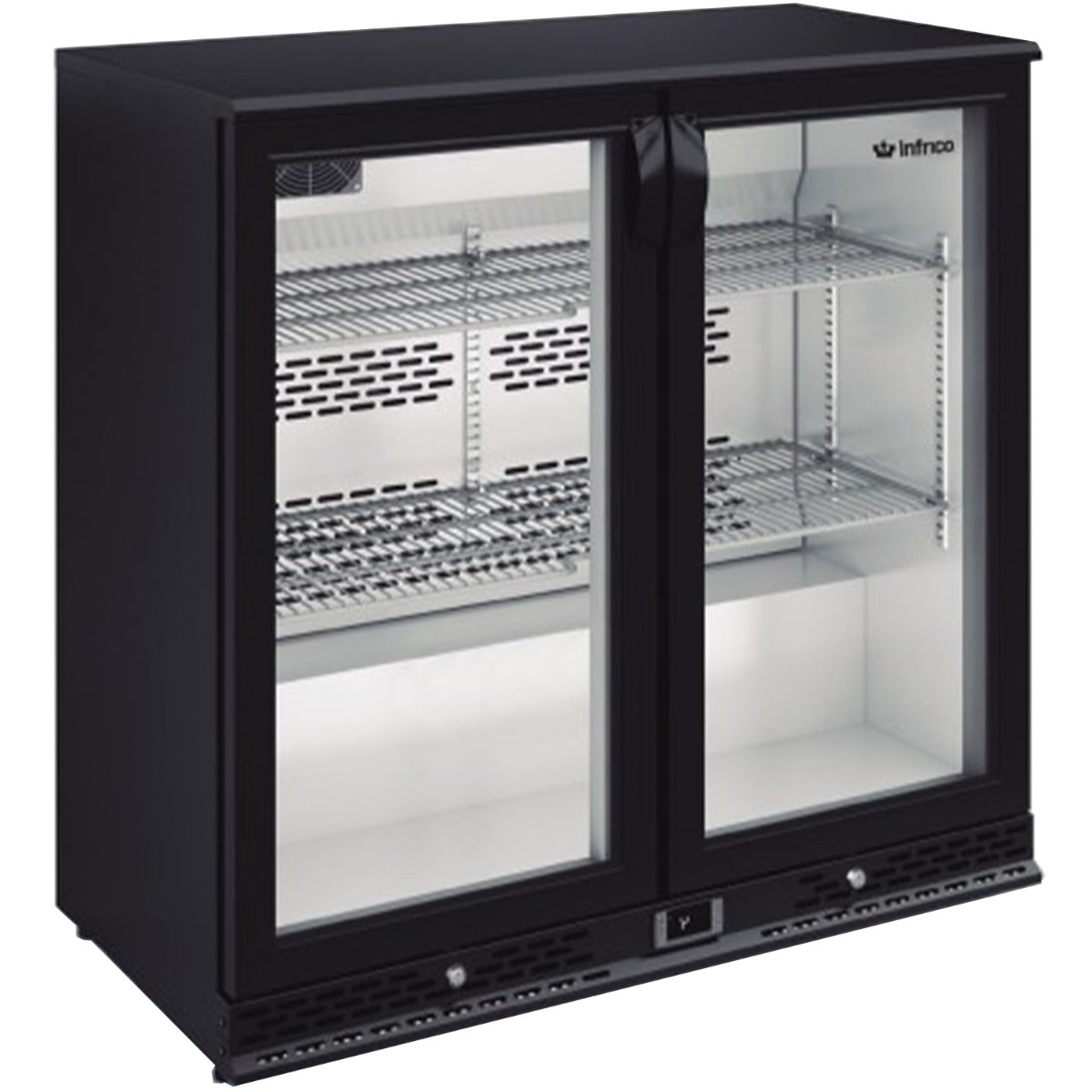 Double Hinged Glass Door Bottle Cooler
