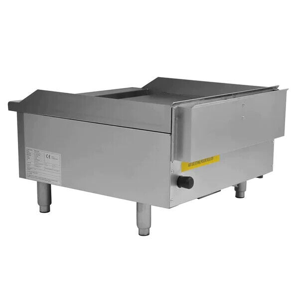 Heavy Duty Natural Gas Countertop Griddle 2 Burner NEW