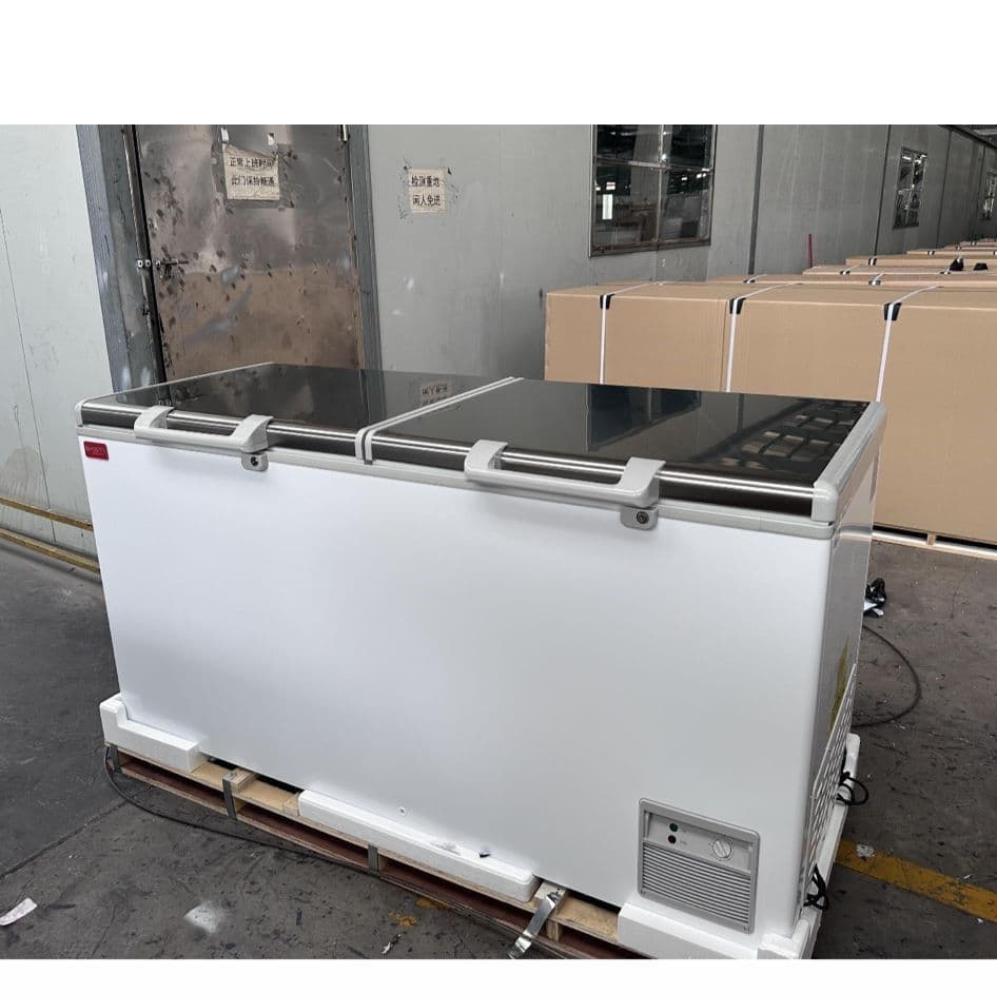 Chest Freezer Double Lid Work Top 171x78x94cm Brand New