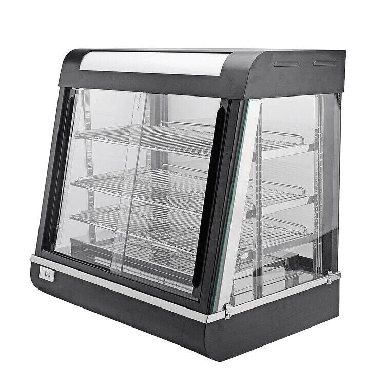 Hot Display Cabinet Hot Food Warmer Heated Display Cabinet Countertop 110 Litres