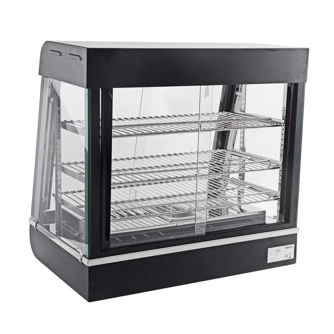 Hot Display Cabinet Hot Food Warmer Heated Display Cabinet Countertop 110 Litres
