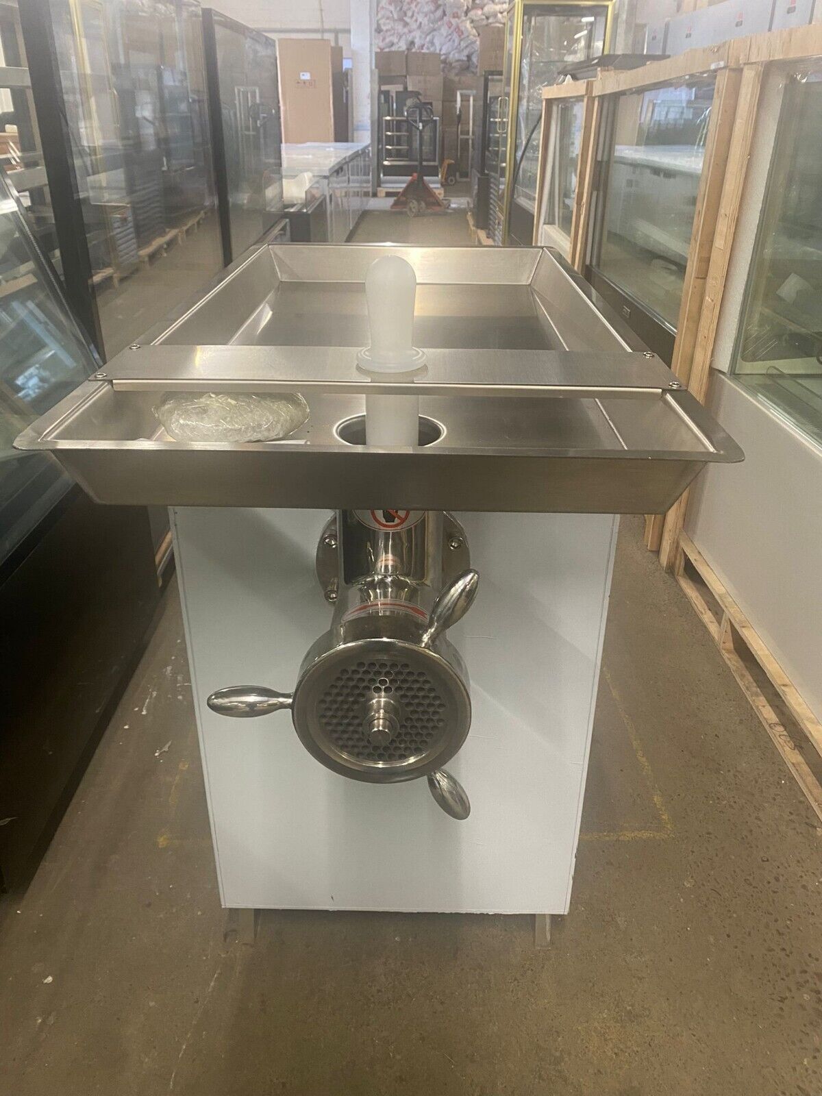 Meat Mincer Large Capacity Fresh Mince Meat Grinder 3 Phase Electric 1000Kg /hr