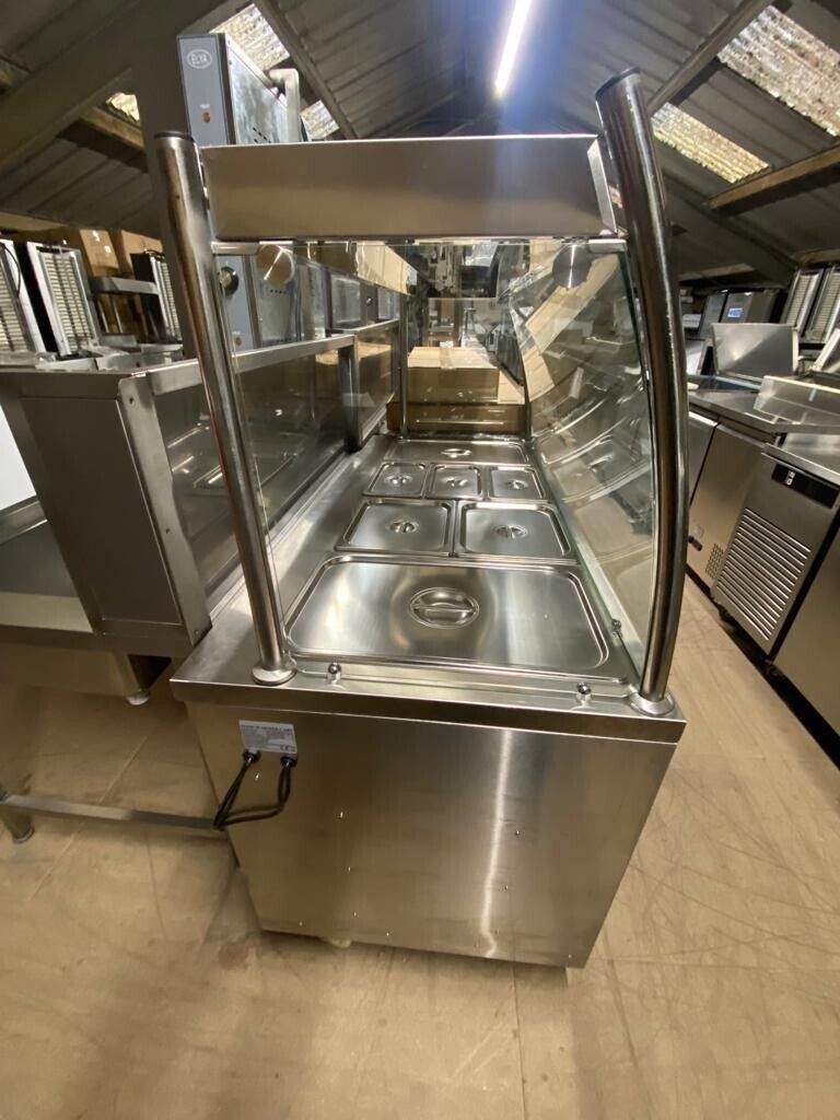 Bain Marie Heat Display Hot Cupboard 1500 x 690 x(855+570)mm - Brand New