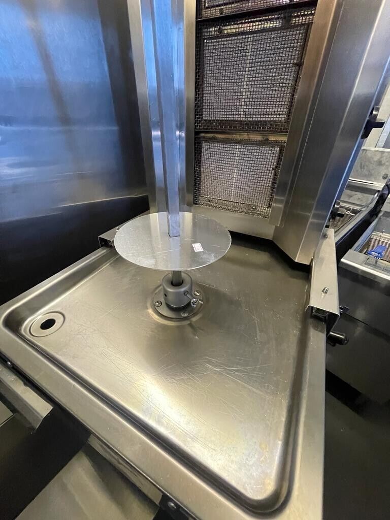 3 Burner Short Gas Doner Machine Shawarma Kebab Machine B Grade