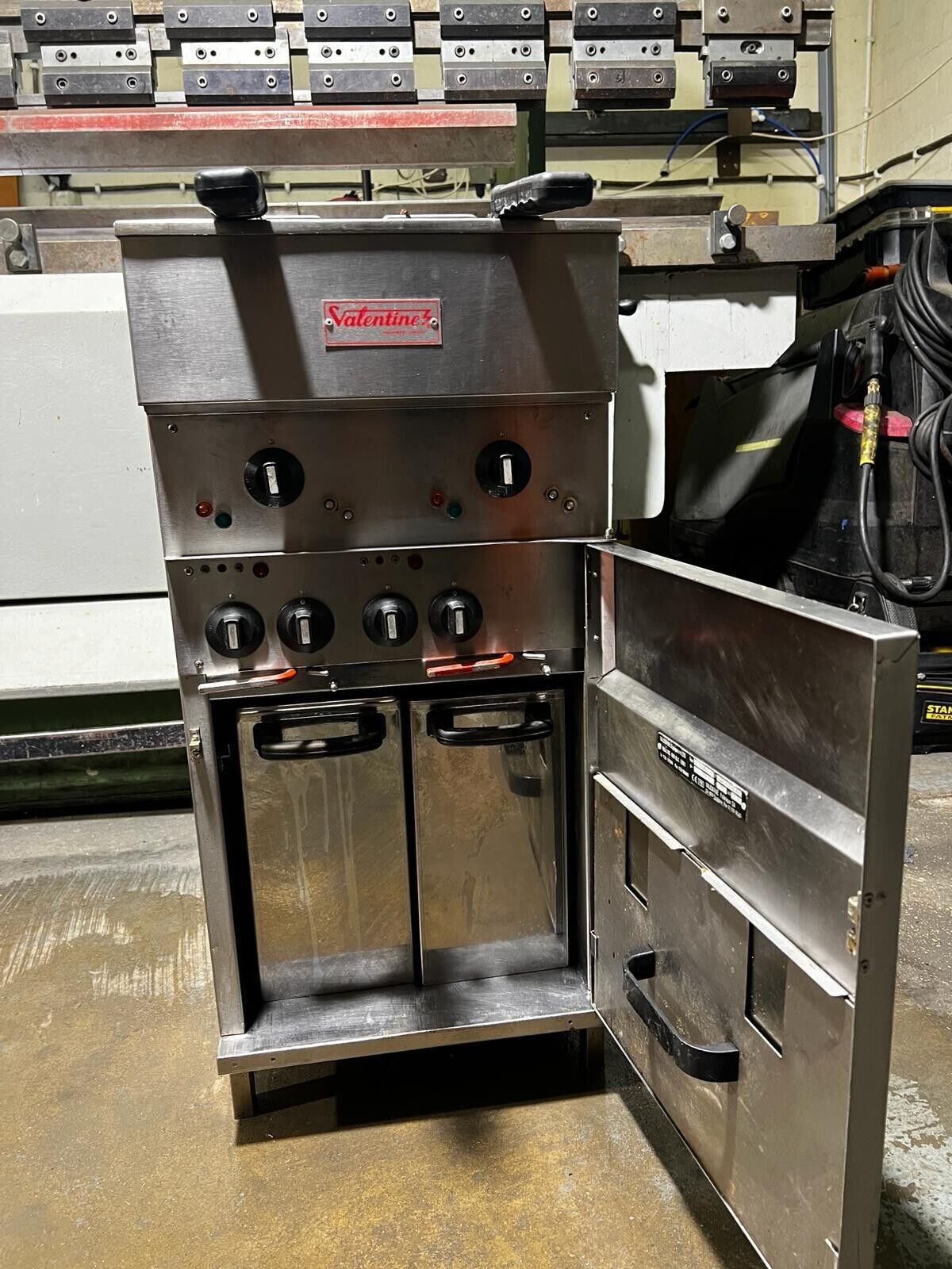 Valentine Electric Chips Fryer Twin Tank Double Basket Single Phase Refurbished