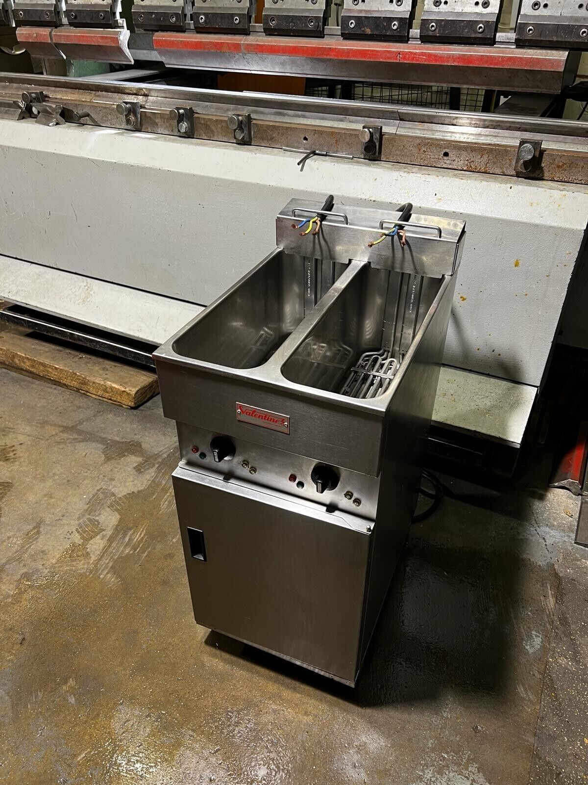 Valentine Electric Chips Fryer Twin Tank Double Basket Single Phase Refurbished