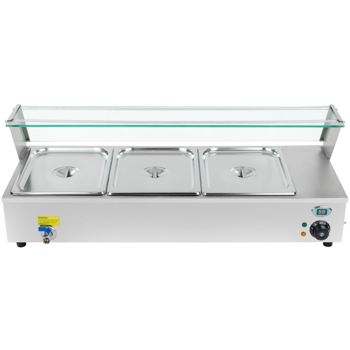 Display Bain Marie Countertop 3xGN1/2 | BM3D
