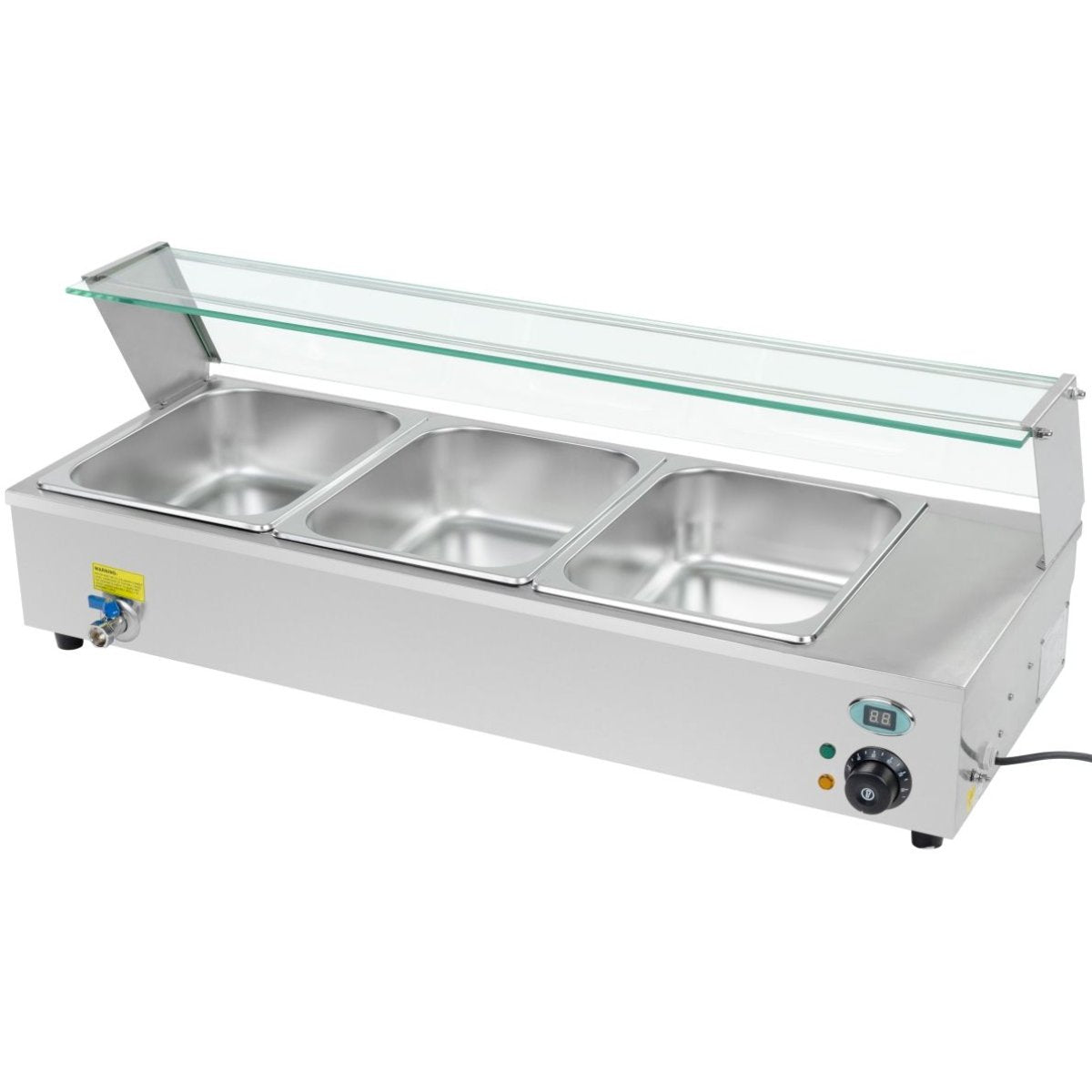 Display Bain Marie Countertop 3xGN1/2 | BM3D