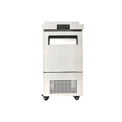 Atosa Slimline Single Door Refrigeration Prep Table, Including 1 x 1/1 GN and 1 x 1/3 GN 100mm Deep Pans