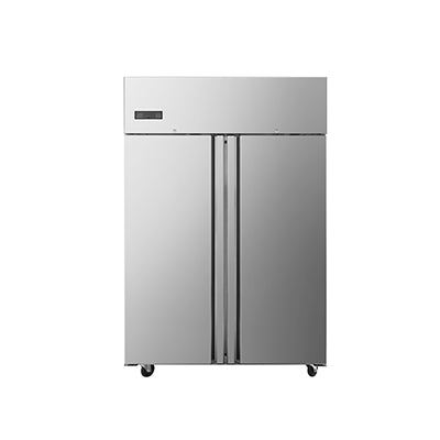 Ice-A-Cool ICE80RS Slimline Upright Double Door Fridge