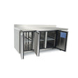 Atosa EPF3472HDSB 3 Door Freezer Table and Splash Back