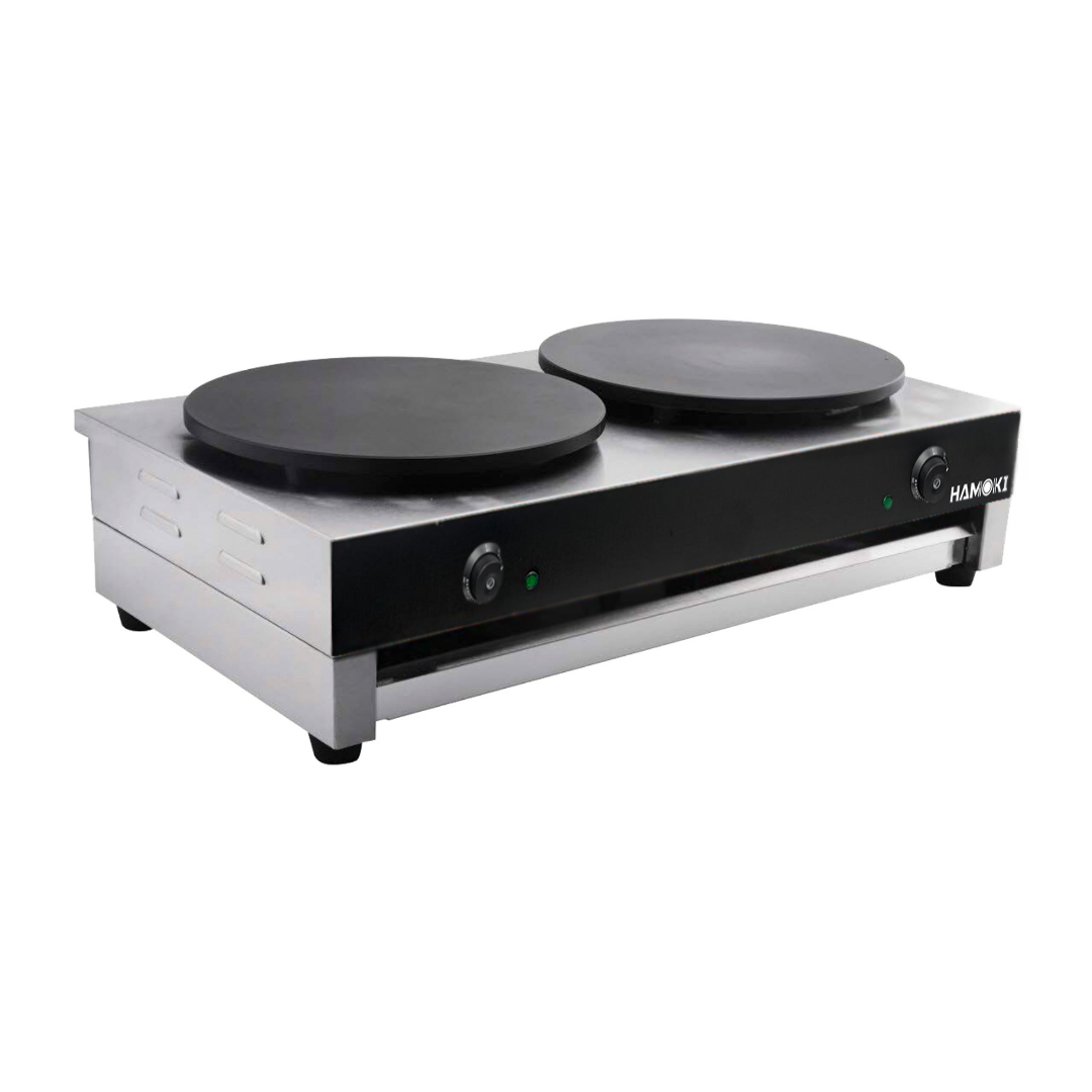 101040 - Crepe Maker 400mm - Twin Crepe Tray