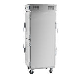 101108 - Freestanding 2 Tier Pass Through Mobile Hot Holding Cabinet - 14 Shelves - HC-14