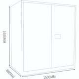 110 Gallon/ 500 Litre Flammable Safety COSHH Cabinet 1500x860x1650mm |  MB110GSC