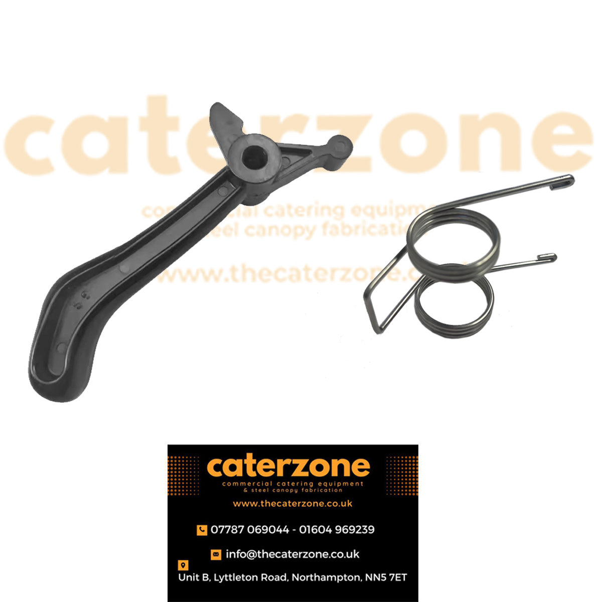 ST16E-Ice Cream Maker Machine Lever Discharging Control Valve Replacement Handle and Spring