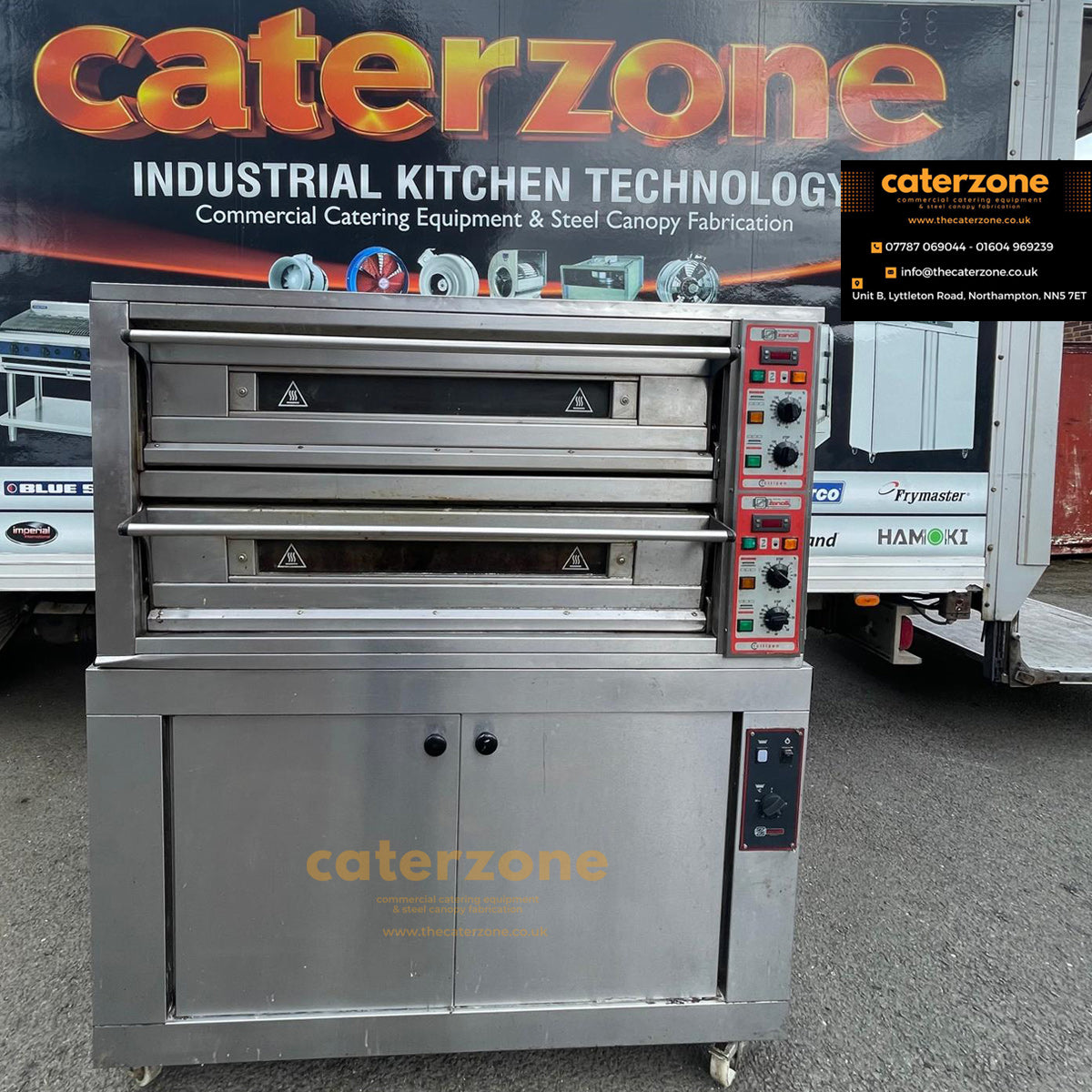 Zanolli Citizen 9 Double Deck Electric Pizza Oven with Prover-Refurbished