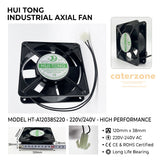 Polar Evaporator Fan,Cabinet Cooling Fan-HT-A12038D220 220-240V 12038 0.1-0.16A