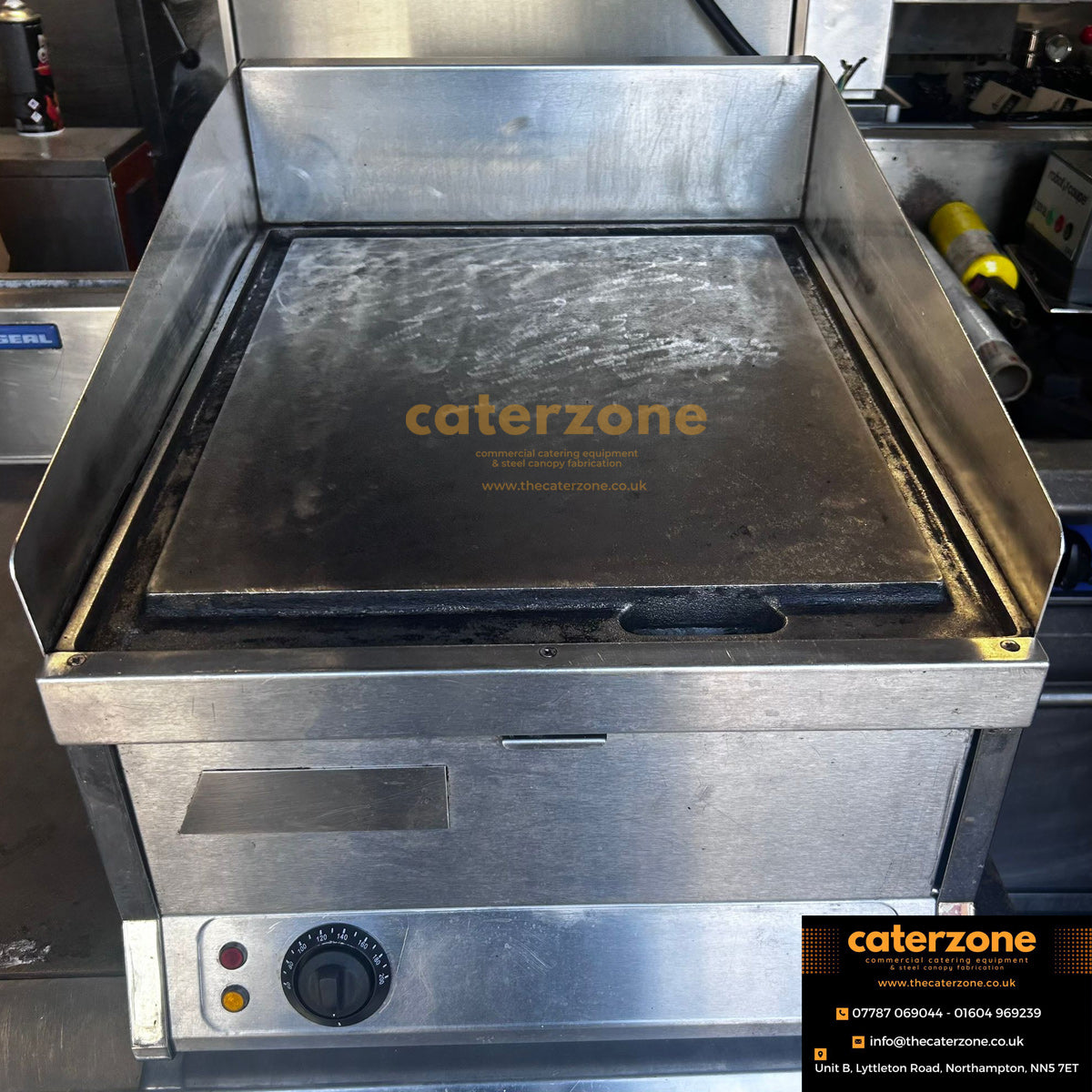 Moorwood Electric Griddle with cabinet base -Refurbished