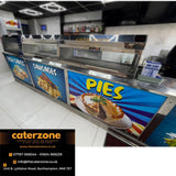 Fish and Chips frying range with matching till desk-Refurbished