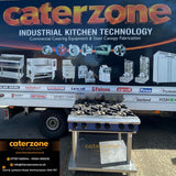 Blue Seal Evolution Cooktop 6 Open Burners Nat Gas on Stand 900mm-Refurbished