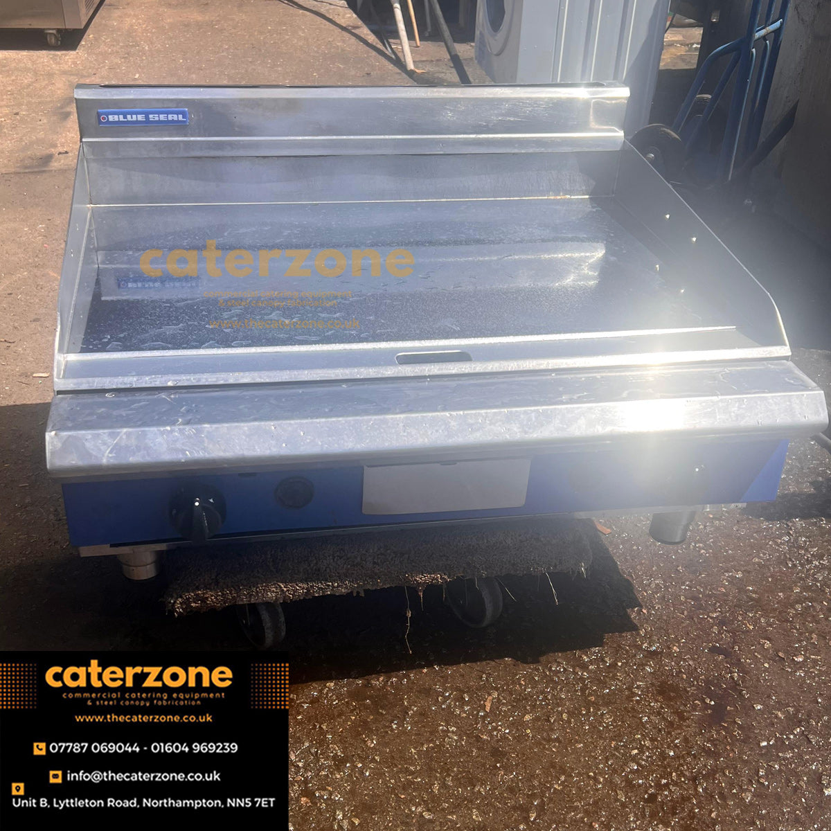 Blue Seal Gas Griddle 90cm Chrome top - Refurbished