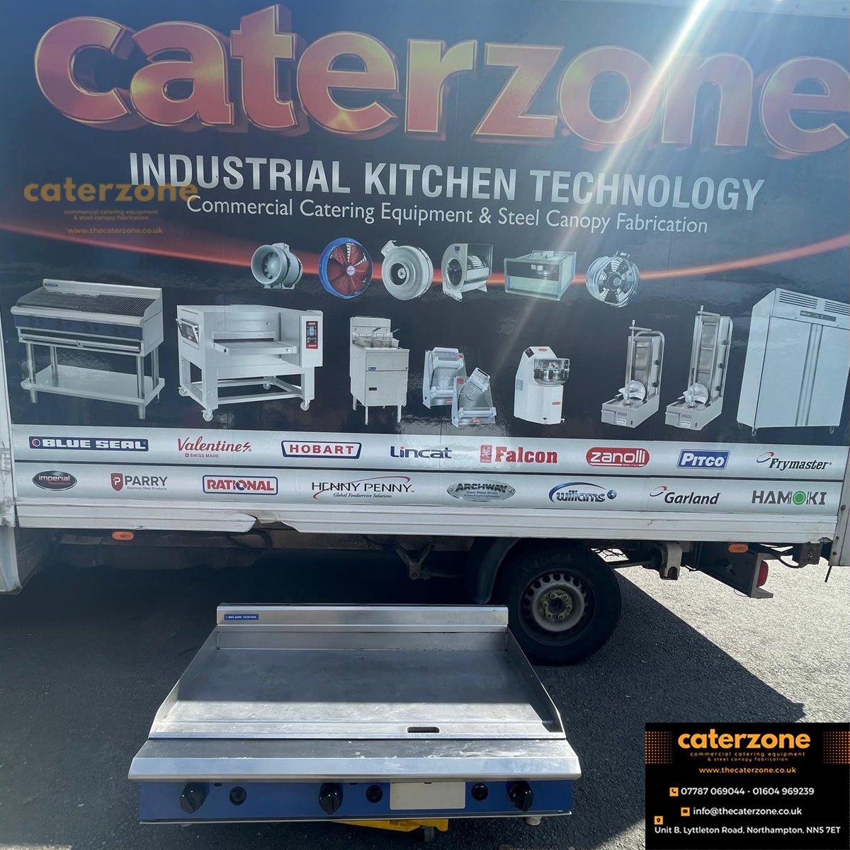 Blue Seal Gas griddle 120 cm 3 burner-Refurbished