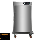 Professional Mobile Food Warming Cabinet with 5 x GN2/1 capacity 2kW | Stalwart HW115F-NEW
