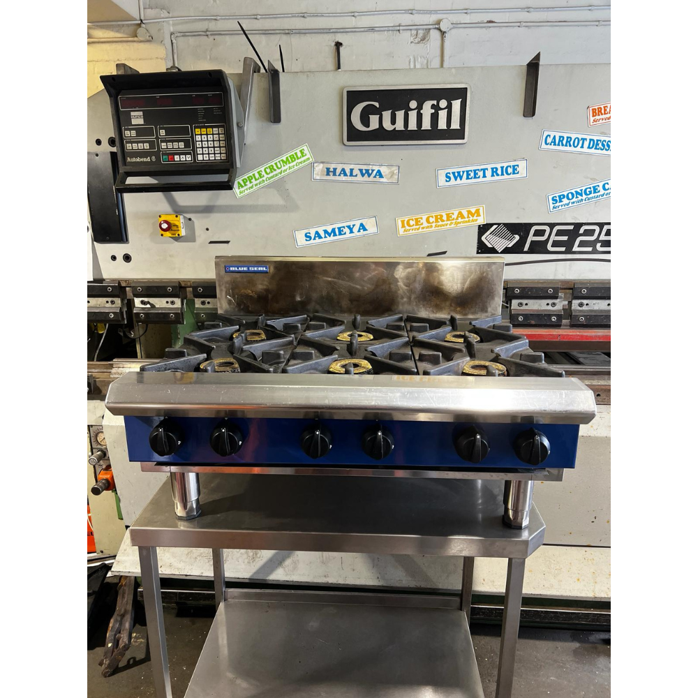Blue Seal 6 Burner Gas Cooktop Refurbished