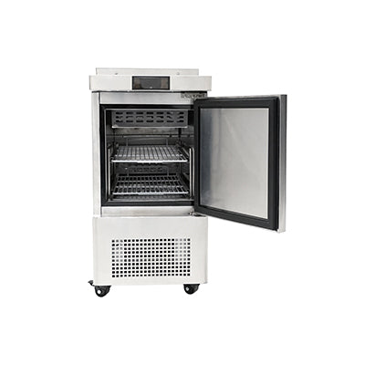 Atosa Slimline Single Door Refrigeration Prep Table, Including 1 x 1/1 GN and 1 x 1/3 GN 100mm Deep Pans