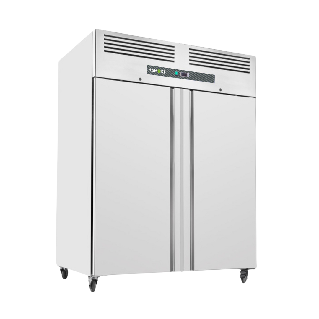 221003 - Upright Refrigerated Double Door Vertical Cabinet - 1375L (GN1410TN)