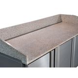 221033 - 3 Door Refrigerated Pizza Counter with Granite Worktop - 485L (PZ3600)