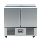 221034 - 2 Door Refrigerated Salad Counter with Lid and Cutting Board - 215L (S900)