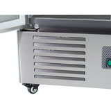 221037 - 2 Door Refrigerated Salad Prep Counter with Granite Worktop - 215L (PS900)