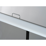 221040 - 3 Door Refrigerated Salad Counter with Lid and Polyethylene Cutting Board - 346L (S903)