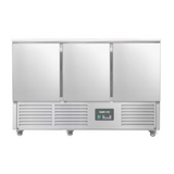 221041 - 3 Door Refrigerated Salad Counter with Stainless Steel Top - 346L (S903SSTOP)