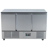 221041 - 3 Door Refrigerated Salad Counter with Stainless Steel Top - 346L (S903SSTOP)
