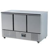 221041 - 3 Door Refrigerated Salad Counter with Stainless Steel Top - 346L (S903SSTOP)